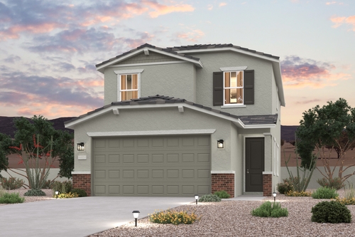 A house with a garage.