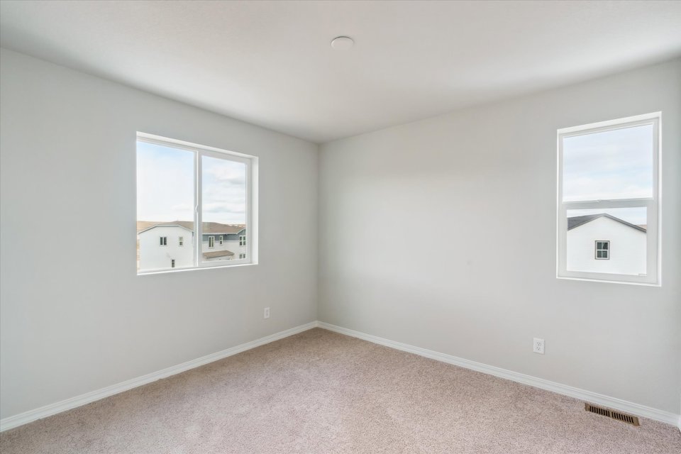 A room with white walls.