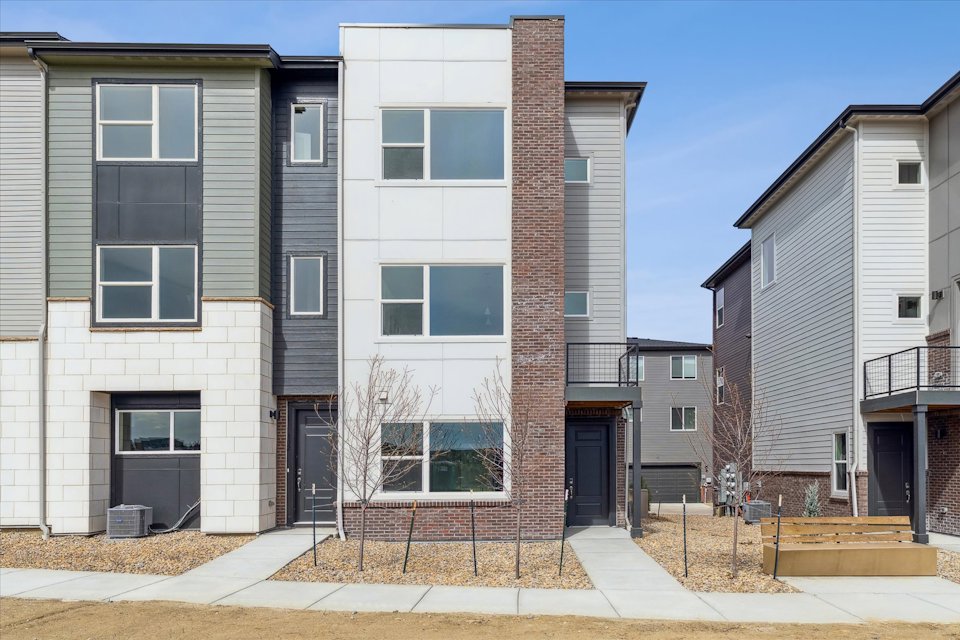 A row of houses.