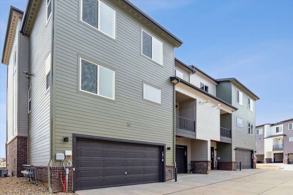 A row of houses.