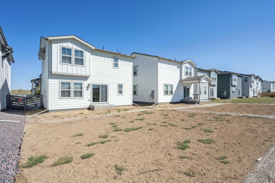 A row of houses.