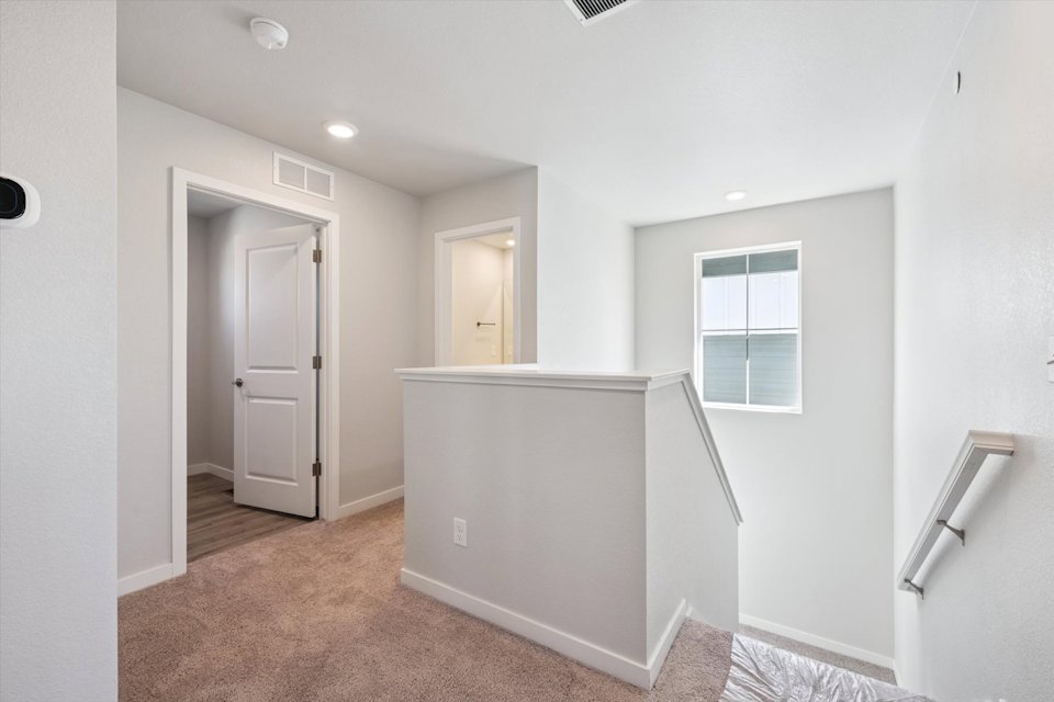 A room with white walls.