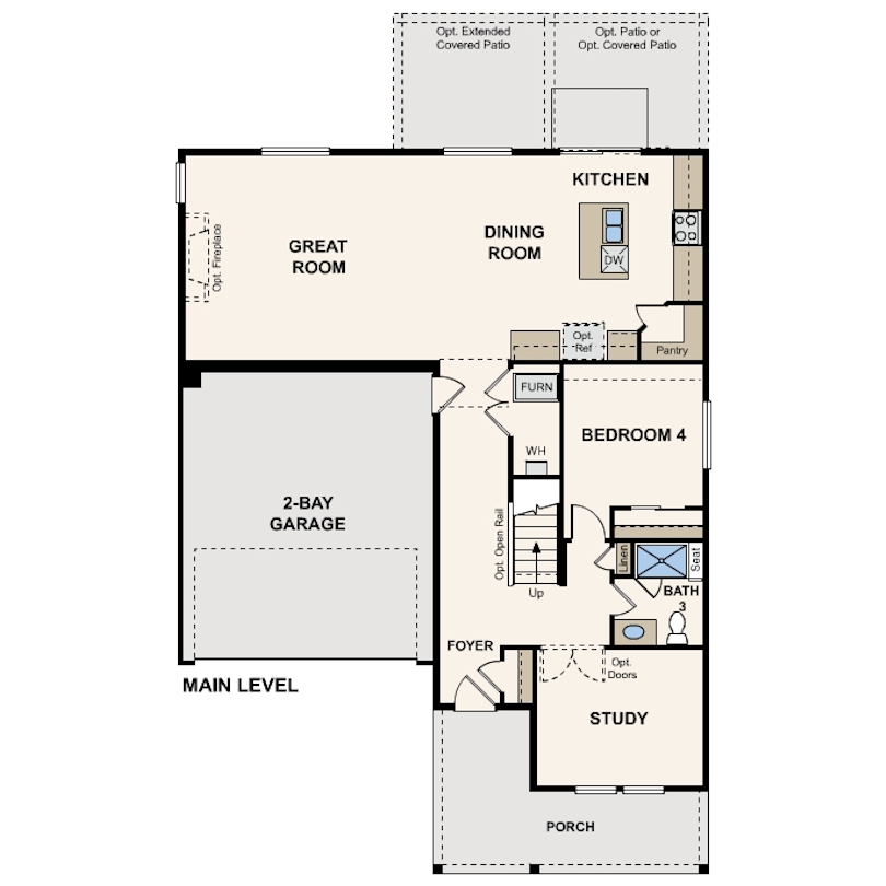 Diagram, engineering drawing. Marion Main Level