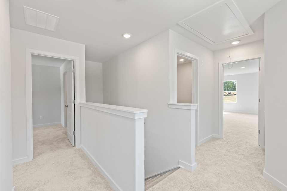 A room with white walls.