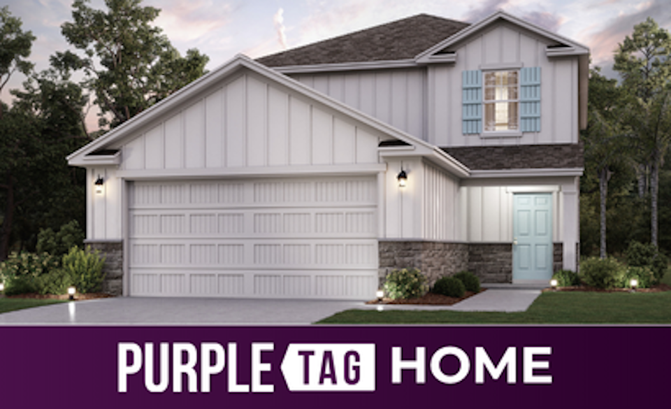 Purple Tag Home Lot 200 at The Landings at Pecan Park
