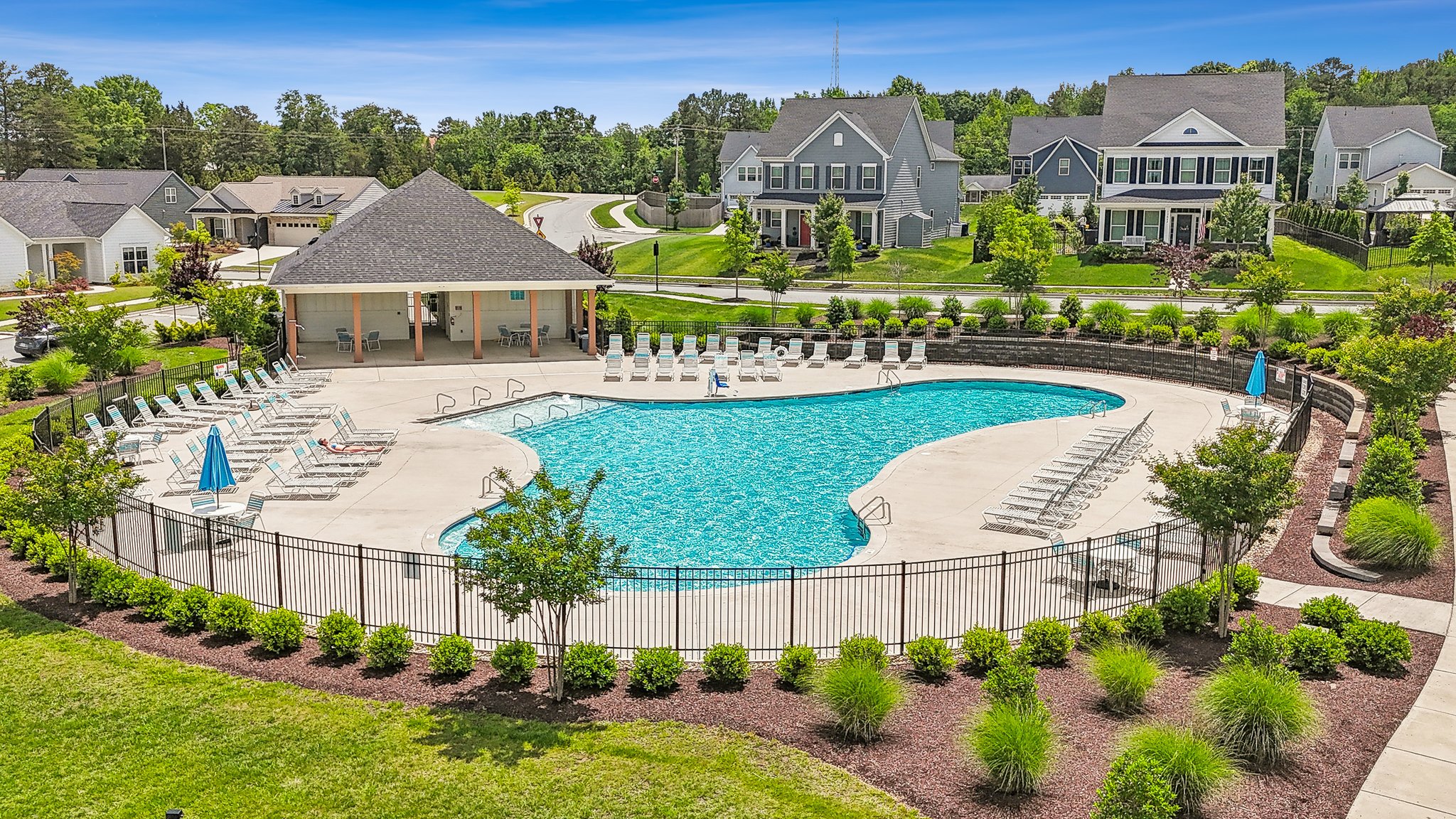Pool at Vermillion in Huntersville, NC
