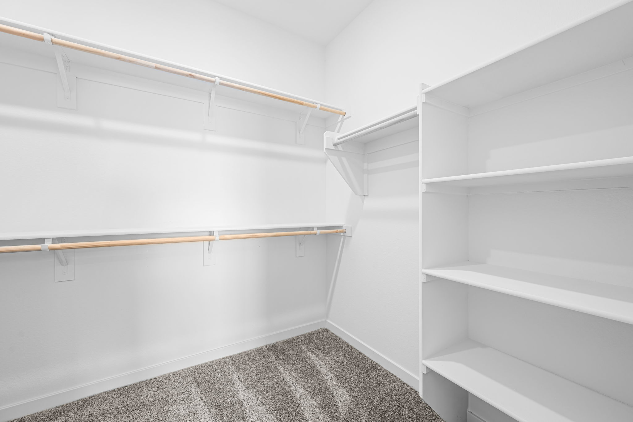 A white room with white walls.