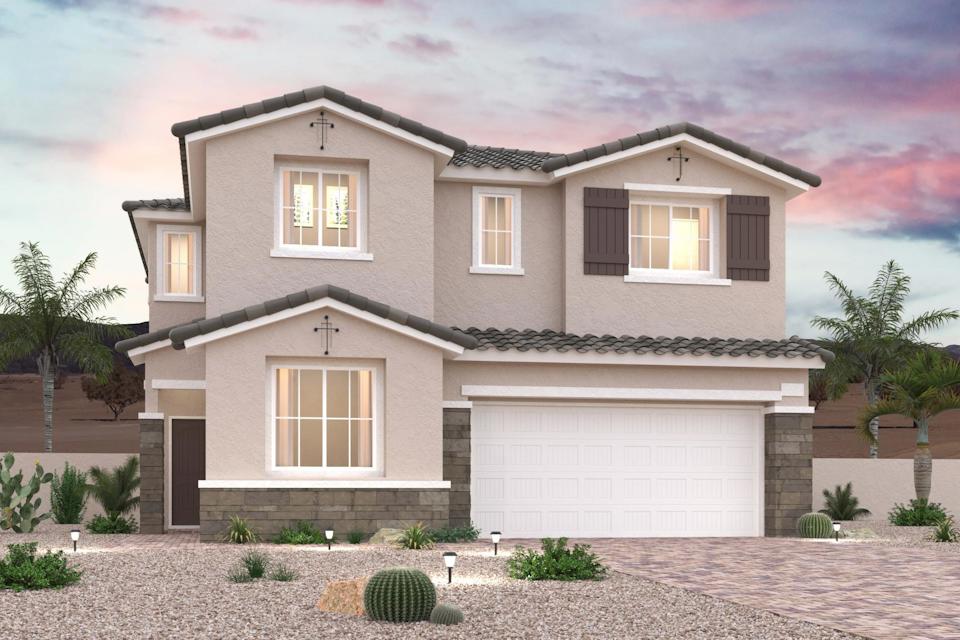 A house with a cross on the roof.