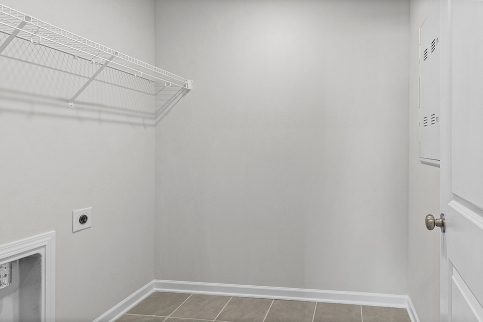 A white tiled room.