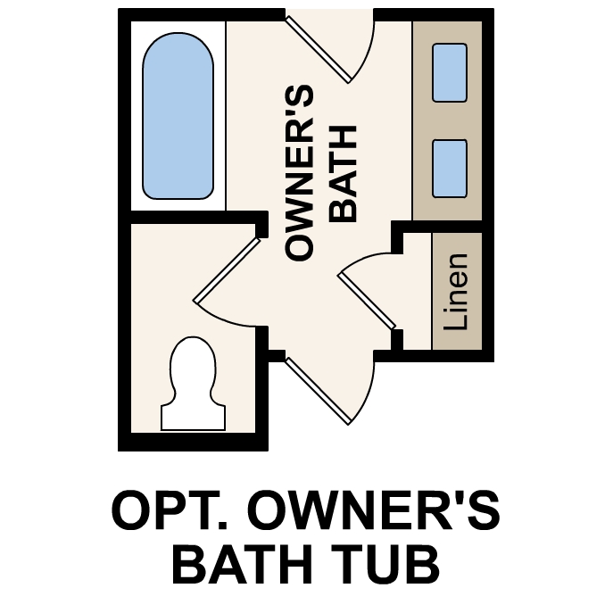Willow plan, first floor options