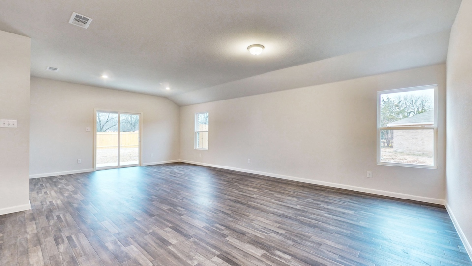 A large empty room.