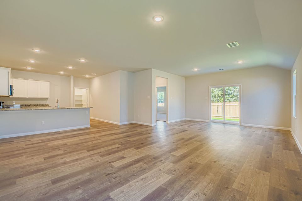 A large empty kitchen.