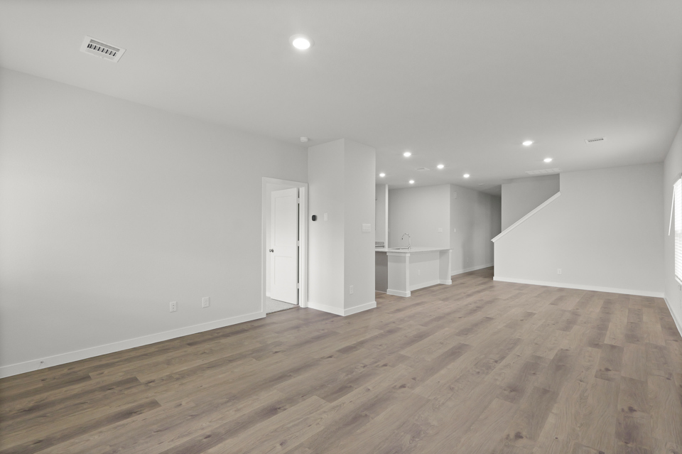 A room with white walls.