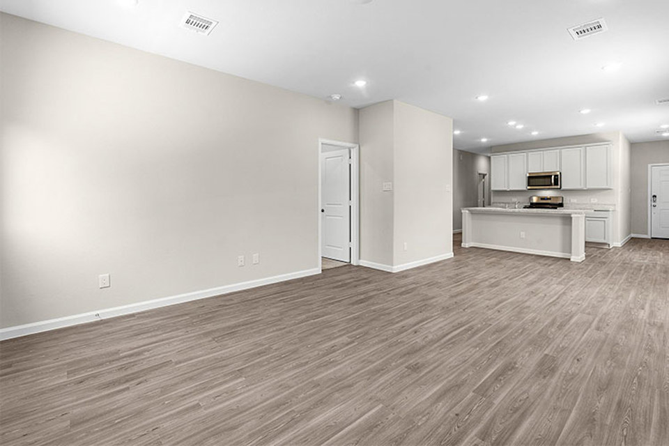 A large empty room.