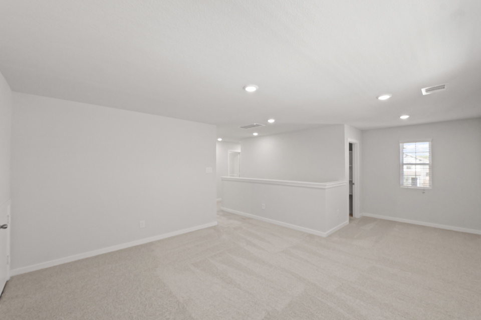 A room with white walls.