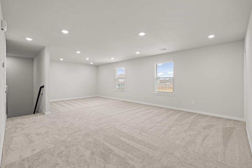 A large empty room.