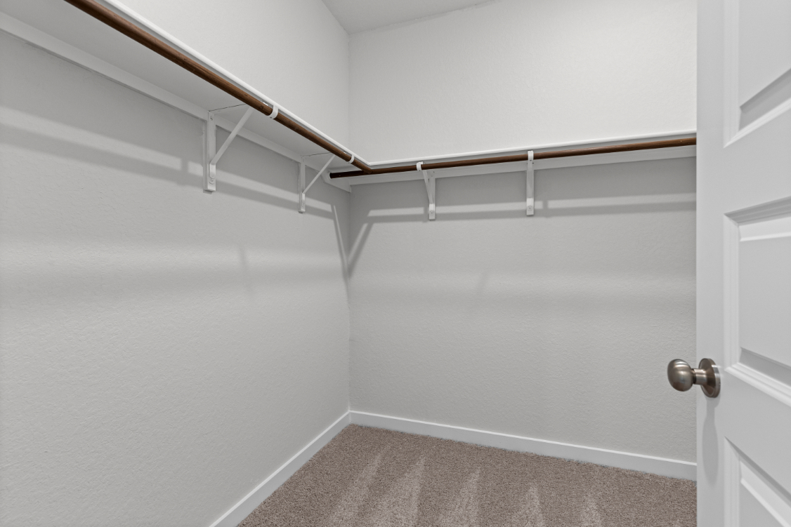 A staircase in a room.