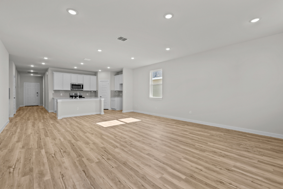 A large empty room.
